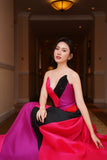 Cross Color Ballroom Gown