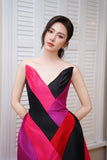 Cross Color Ballroom Gown