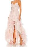 Embellished Floral Ballroom Gown